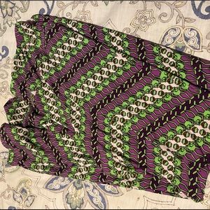 Lularoe Tall and Curvy Kermit Leggings
